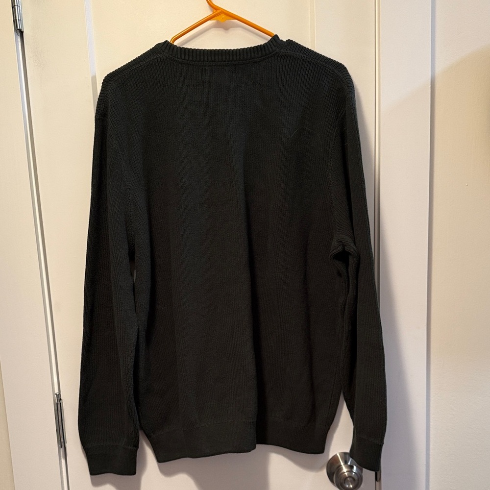 Eddie Bauer Men's Pine Green Crewneck Sweater size XL NWT - Picture 3 of 7